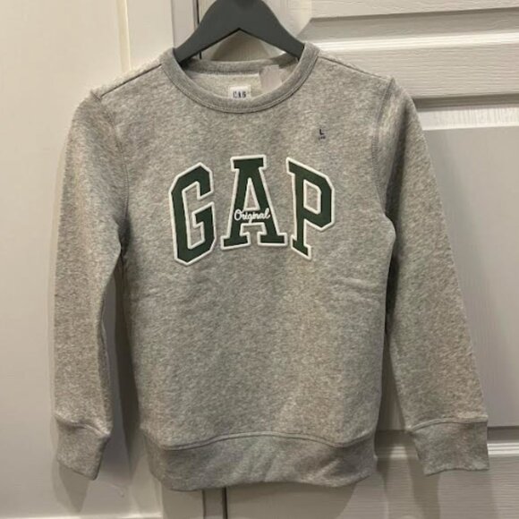 GAP Kids Large (10) original sweatshirt gray NEW - Picture 4 of 4